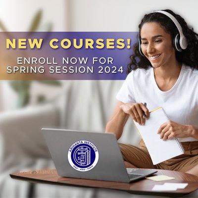 Enroll, Learn & Enjoy! Four New Courses for Spring Session 2024